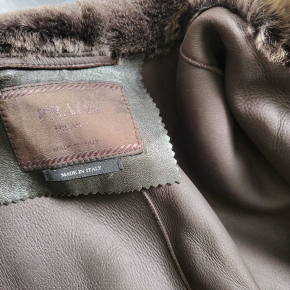 Prada mens 100% leather coat jacket - Picture 4 of 14